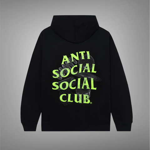 Anti Social Social Club The Shape Of Things Zip Hoodie Black