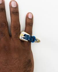 BELT RING BLUE