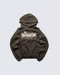 Satoshi Nakamoto X Sicko Studded Gradient Hoodie Brown