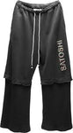 Satoshi Nakamoto Double Layer Pants Black