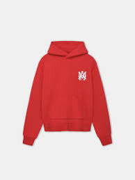 Amiri MA CORE LOGO HOODIE - Red