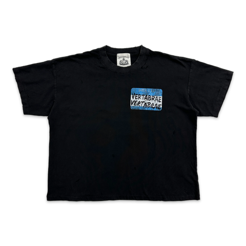 VERTABRAE HELLO MY NAME IS VERT TEE "BLACK"