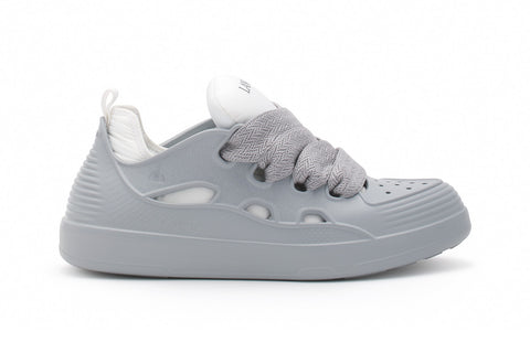LANVIN Curb Color-Block Rubber Sneaker Grey