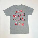 Anti Social Social Club Bed Tee Grey