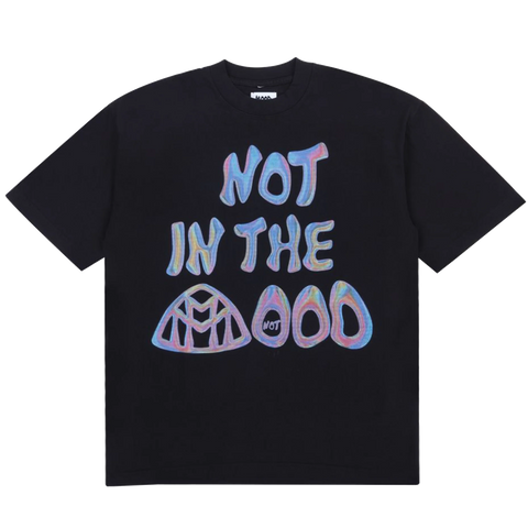 Mood Swings Holographic Tee Black