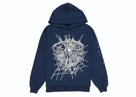 Sp5der Arach NY Phobia Hoodie 'Navy'