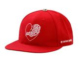 CH Love You Fitted Baseball Cap (Red/Wht)