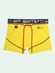 OFF-WHITE x Nike Women's Training Shorts Opti Yellow