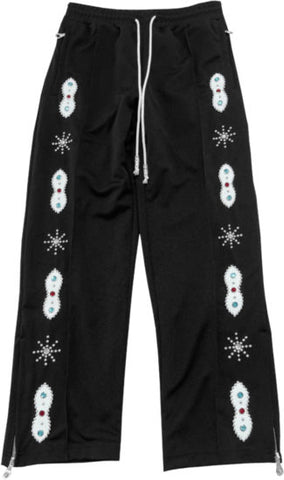 Paly Black Western Studded 'Fasination' Trackpants