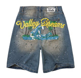 Paradise Jorts (Blue)