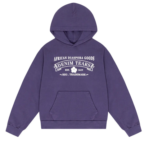 Denim Tears ADG Purple Hoodie