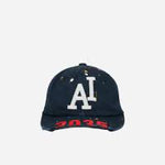 Wide Throwback Cap Navy