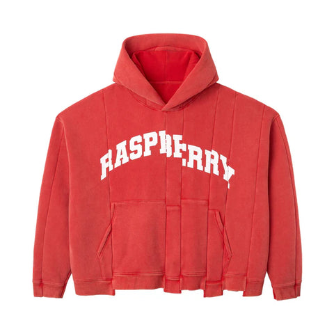 GV Gallery Raspberry Hills Red Spliced Hoodie