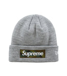 Supreme Grey/Camo Logo Beanie