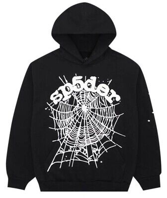 Sp5der OG Web Hoodie 'Black'