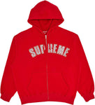 Supreme B.B Simon Zip Up Hoodie Red