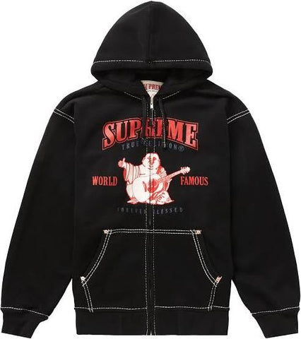 Supreme x True Religion Zip Up Hooded Sweatshirt