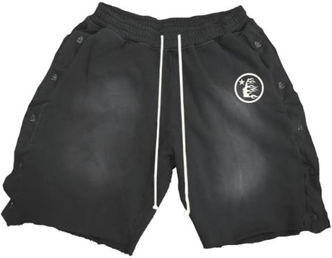 Hellstar Snap Shorts Black