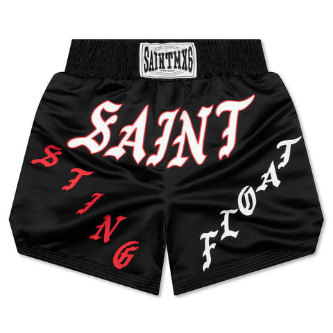 SAINT MICHAEL BOXING SHORTS BLACK