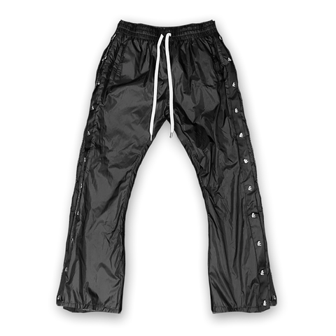 Hellstar Black Waxed Nylon Pants