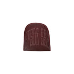 Sp5der Knit Beanie Hat 'Burgundy'