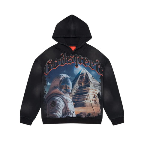 Sphinx Guardian Hoodie (Black Wash)