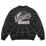 Supreme/Vanson Leather Spiderman Sweater (Black)