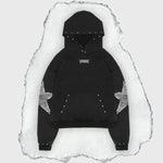 VAGUE STUDIOS STAR STUDDED HOODIE BLACK