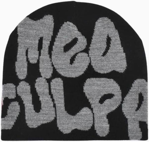 Mea Culpa Black/Grey Beanie