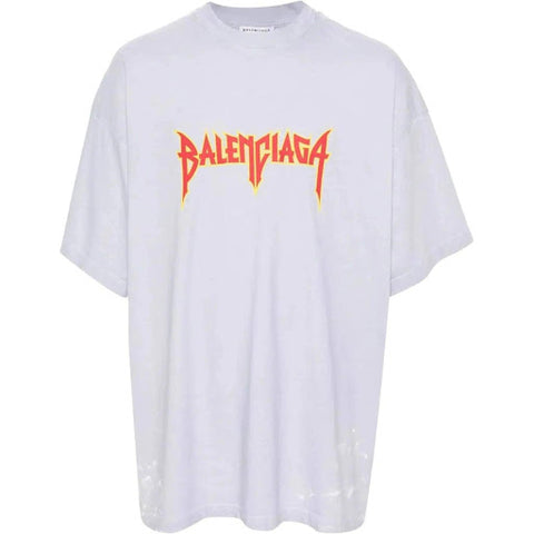 Metal Logo T-Shirt Painted