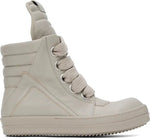 Off-White Jumbo Laced Geobasket Sneakers Pearl