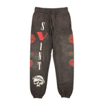 Saint Michael X Vlone Aged Black Rose Sweatpants