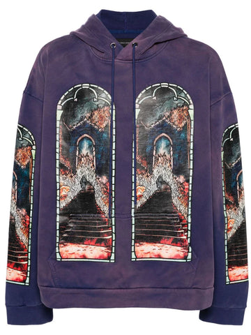 Who Decides War Descent Artwork Hoodie purple