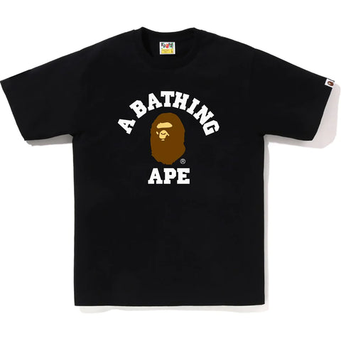 Bape College Tee Black