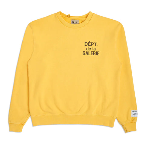 Art That Kills Reversible Crewneck Yellow