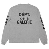 French Collector L/S Tee Heather Grey