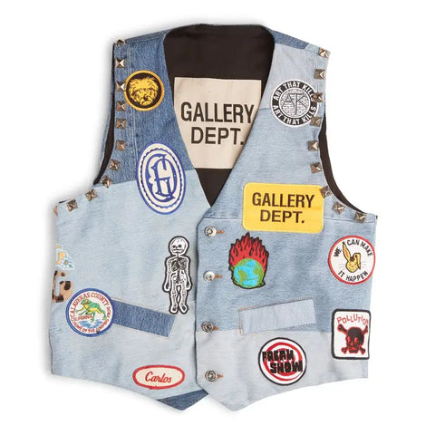 GALLERY DEPT. Patch-Detail Sleeveless Jacket