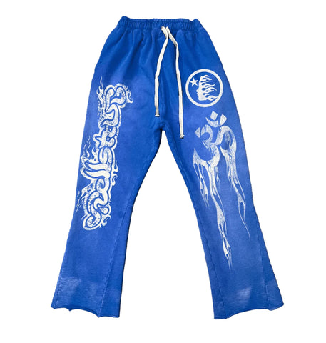 Hellstar Yoga Sweatpants Blue