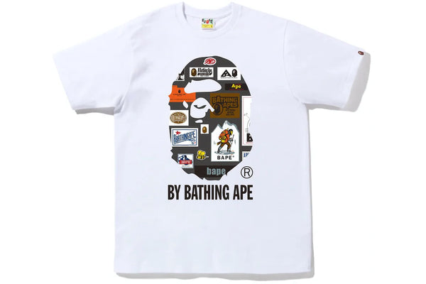 BAPE Multi Label By Bathing Ape Tee White – Token Miami