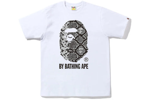 BAPE Snake By Bathing Ape Tee White Grey
