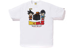 Bape x Dragon Ball Z Son Goku & Son Gohan Baby Milo Tee White