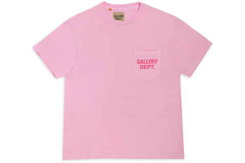 Gallery Dept. Logo Pocket T-shirt Pink