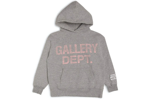 Gallery Dept. Vintage Kids Pullover Hoodie Grey/Pink