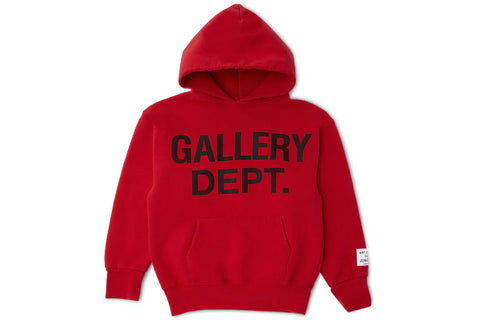 Gallery Dept. Vintage Kids Pullover Hoodie Red