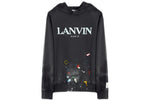 Gallery Dept. x Lanvin Hoodie Black/Baby Blue