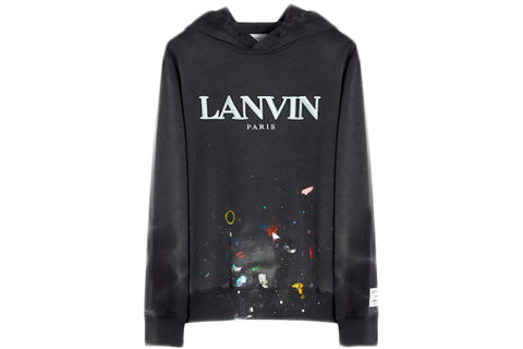 Gallery Dept. x Lanvin Hoodie Black/Baby Blue