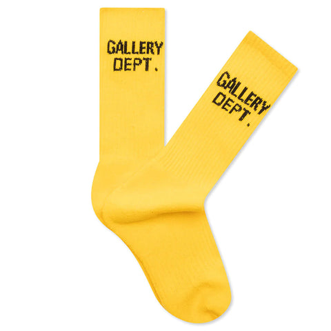 GALLERY DEPT. CLEAN SOCKS - YELLOW