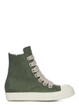 Rick Owens High Top Jumbo Lace Olive