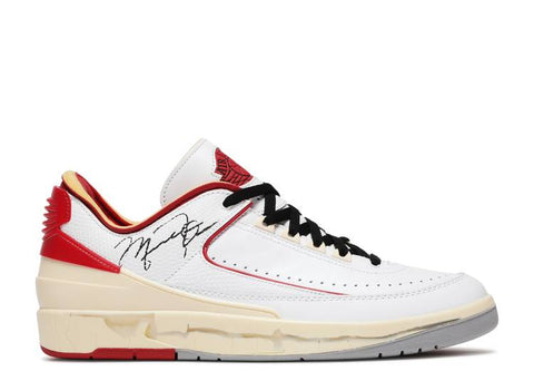 OFF-WHITE X AIR JORDAN 2 RETRO LOW SP 'WHITE VARSITY RED'