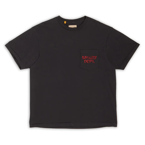 Gallery Dept. Logo Pocket Tee Black/Red